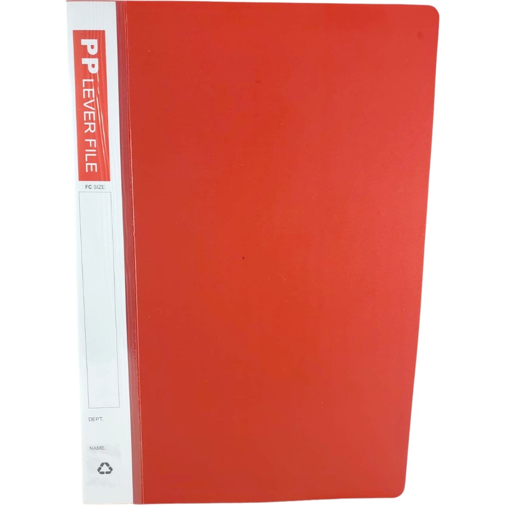 PVC Ring File Legal Size - Red