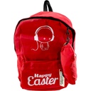 Happy Easter College Bag - Red ( IMPORTED )