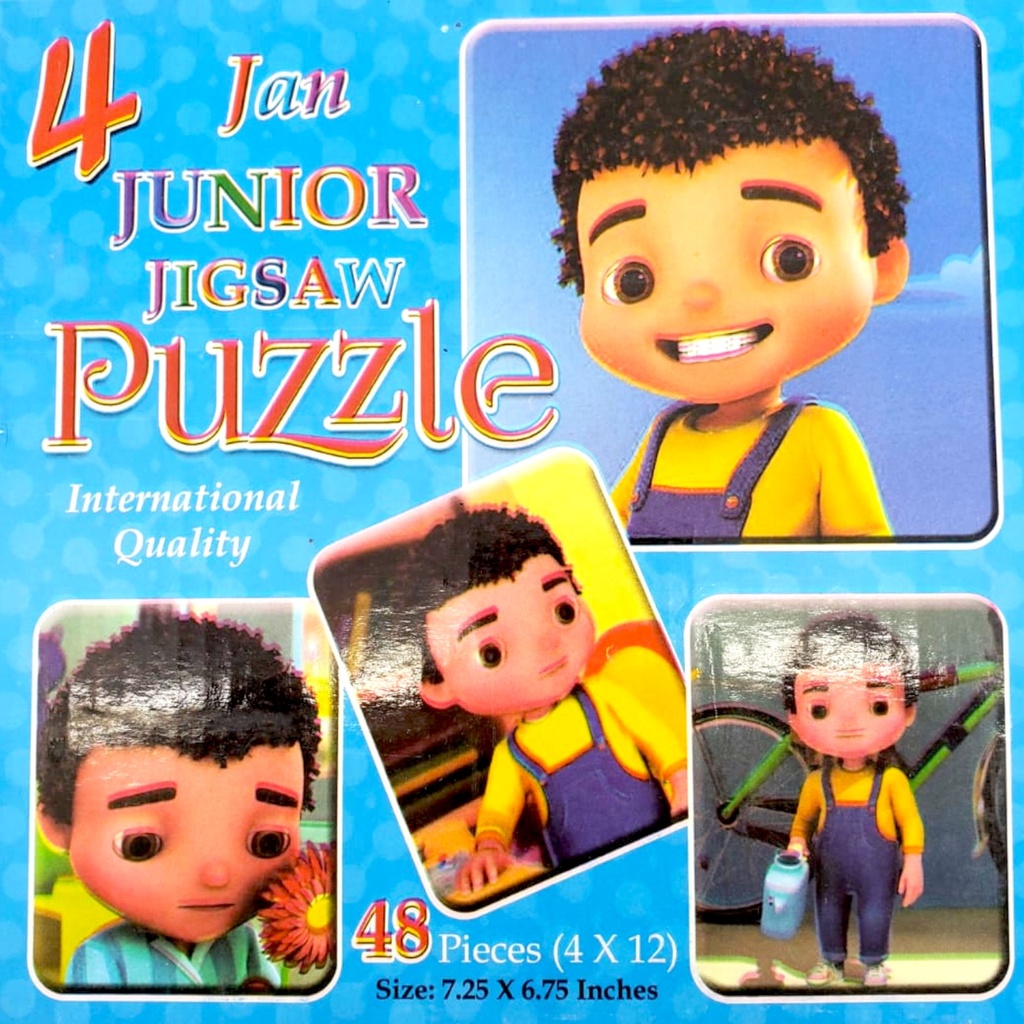 4 Junior Jigsaw Puzzle Jan - 48 Pcs - Children's