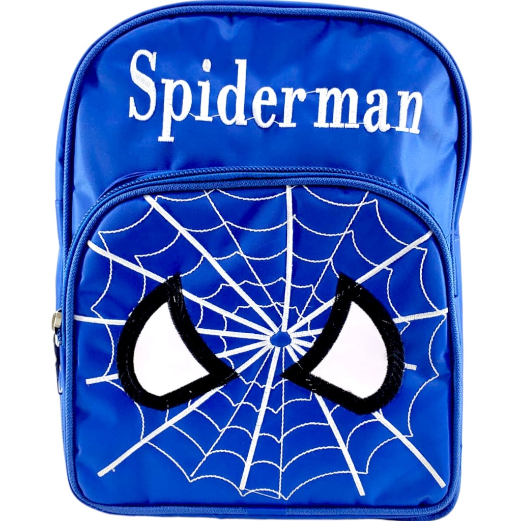 Spider-Man Pre-Primary School Bag - Blue( MADE IN PAKISTAN )