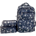 Star Design School Bag - Black - Class - 1 - 3( IMPORTED )