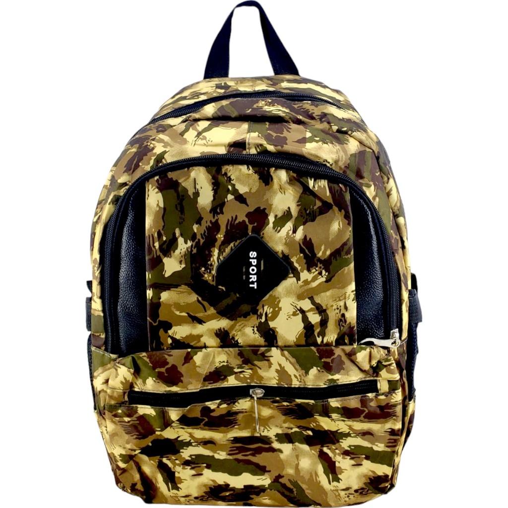Sport Commando Print School Bag - Class - 1 - 2( IMPORTED )