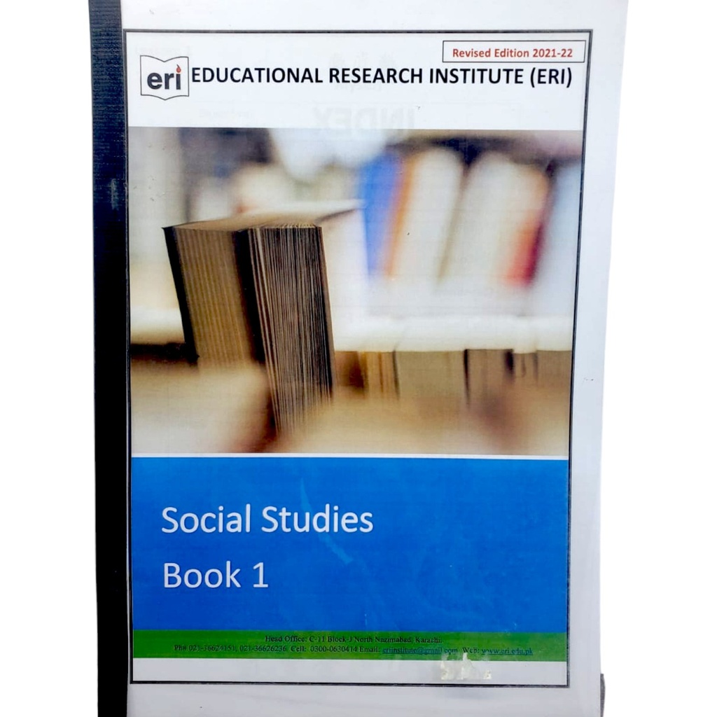 ERI Social Studies Book 1 - Revised Edition