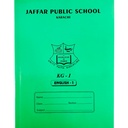 English 1 Printed Copy For Class KG 1 - Jaffar Public School
