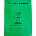 English Printed Copy For Class KG 2 - Jaffar Public School