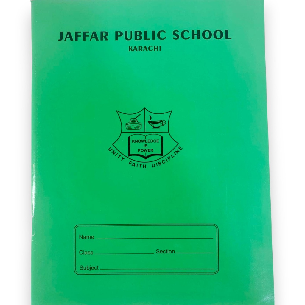 1/4 Square Math Copy - 60 Pages - Jaffar Public School