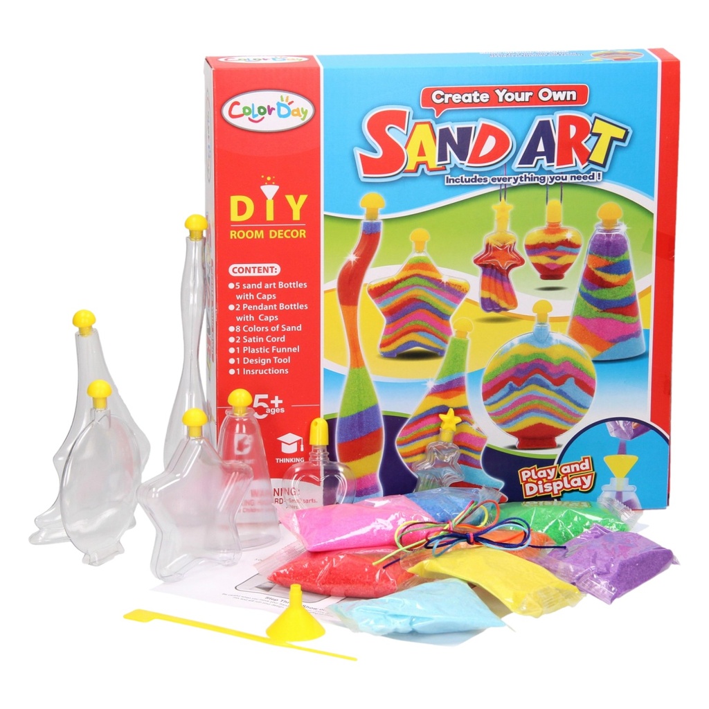 Sand Art 3 Designs - No. 8921 - Color Day