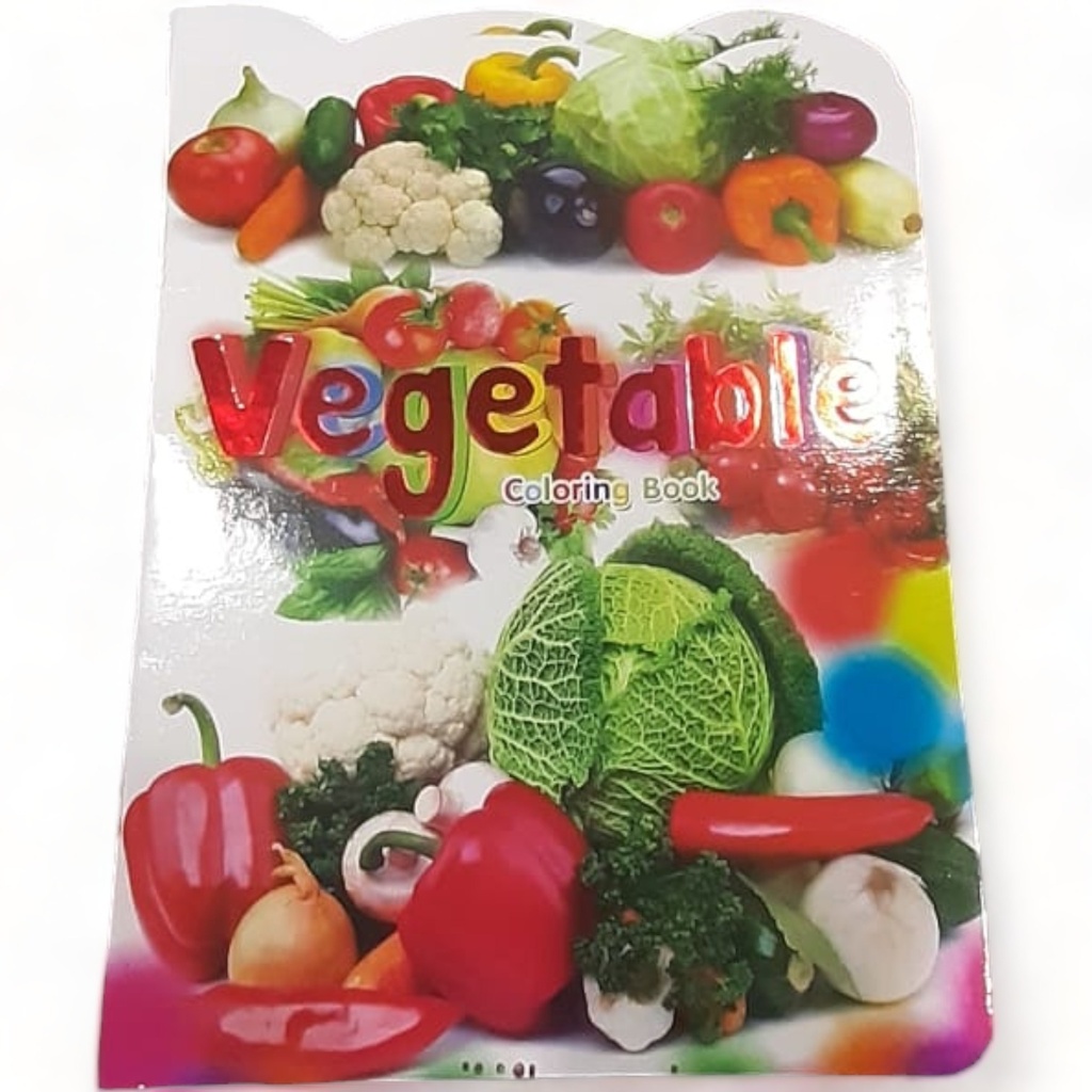 Vegetable coloring book