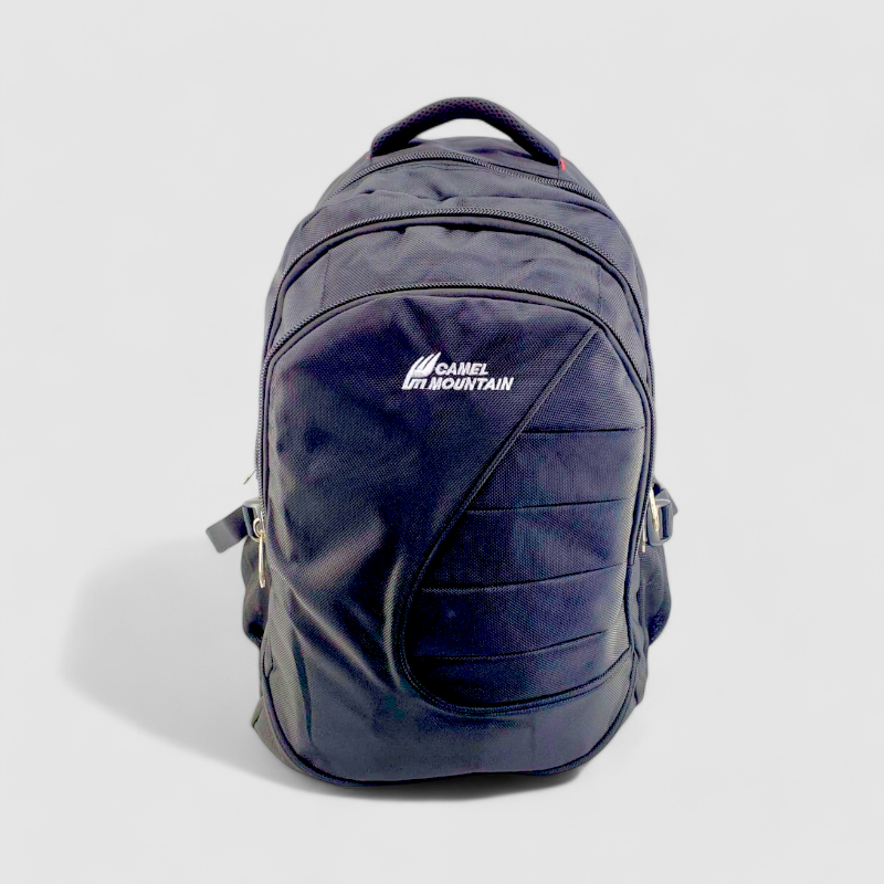 Camel Mountain 18Inch School Bag - Black - Class - 3 - 8( IMPORTED )
