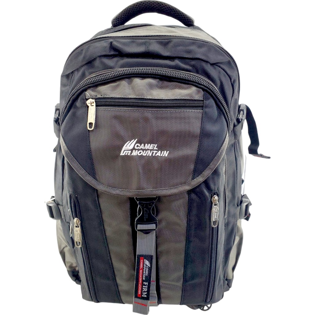Camel Mountain 22Inch School Bag - Black/Grey - Class - 3 - 8( IMPORTED )