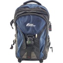 Camel Mountain 20Inch School Bag With Compass - Black/Royal Blue - Class - 3 - 8 ( IMPORTED )