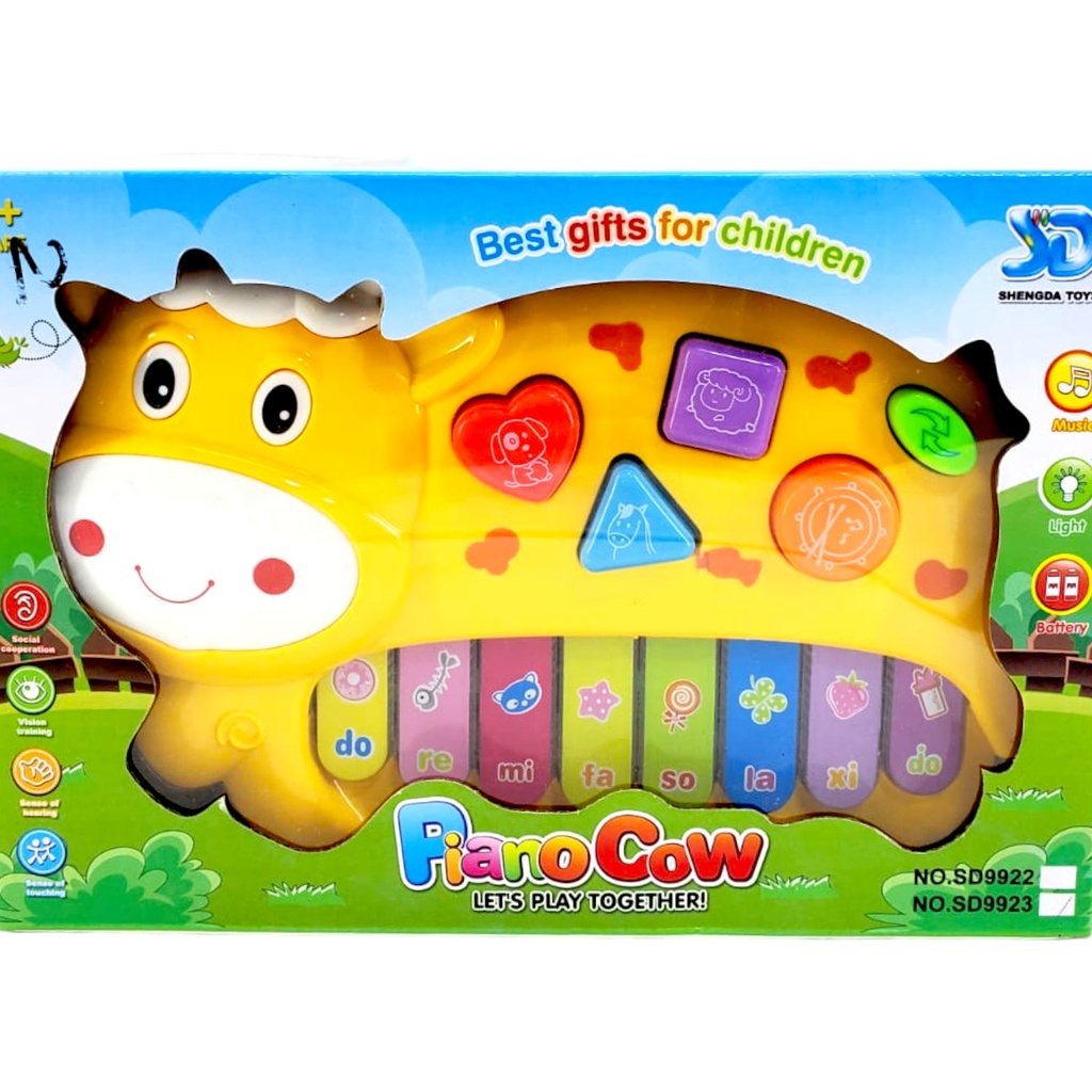 Piano Cow Lets Play Together - No. SD9923 - Assorted Colors