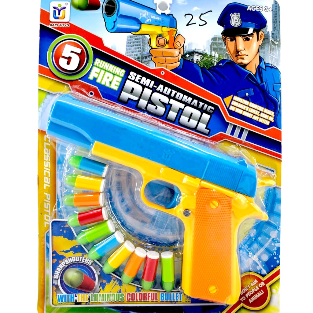 Running Fire Pistol With The Liminous Colorful Bullet - No. 648-11