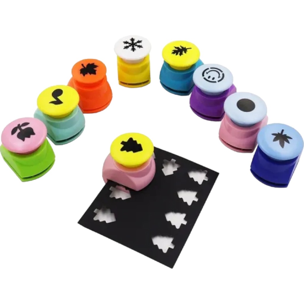 Mini Craft Punch Assorted Designs - Pack of 3 - No. 802-3
