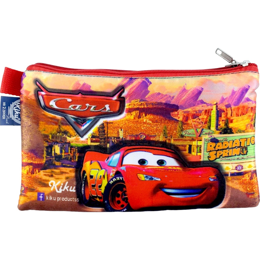 Double Zipper Pencil Pouch - Assorted Character