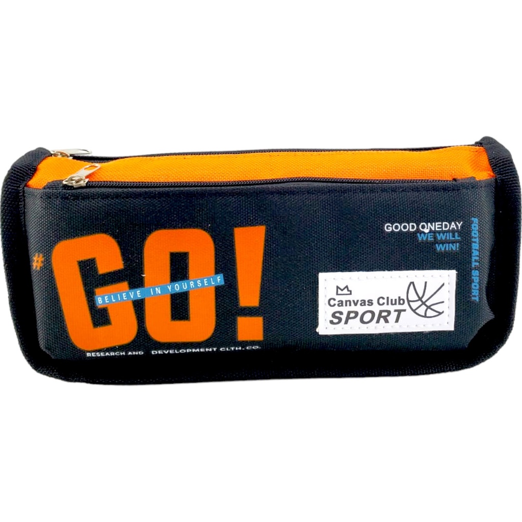 Football Sport Pencil Pouch - Black - No. 6729R
