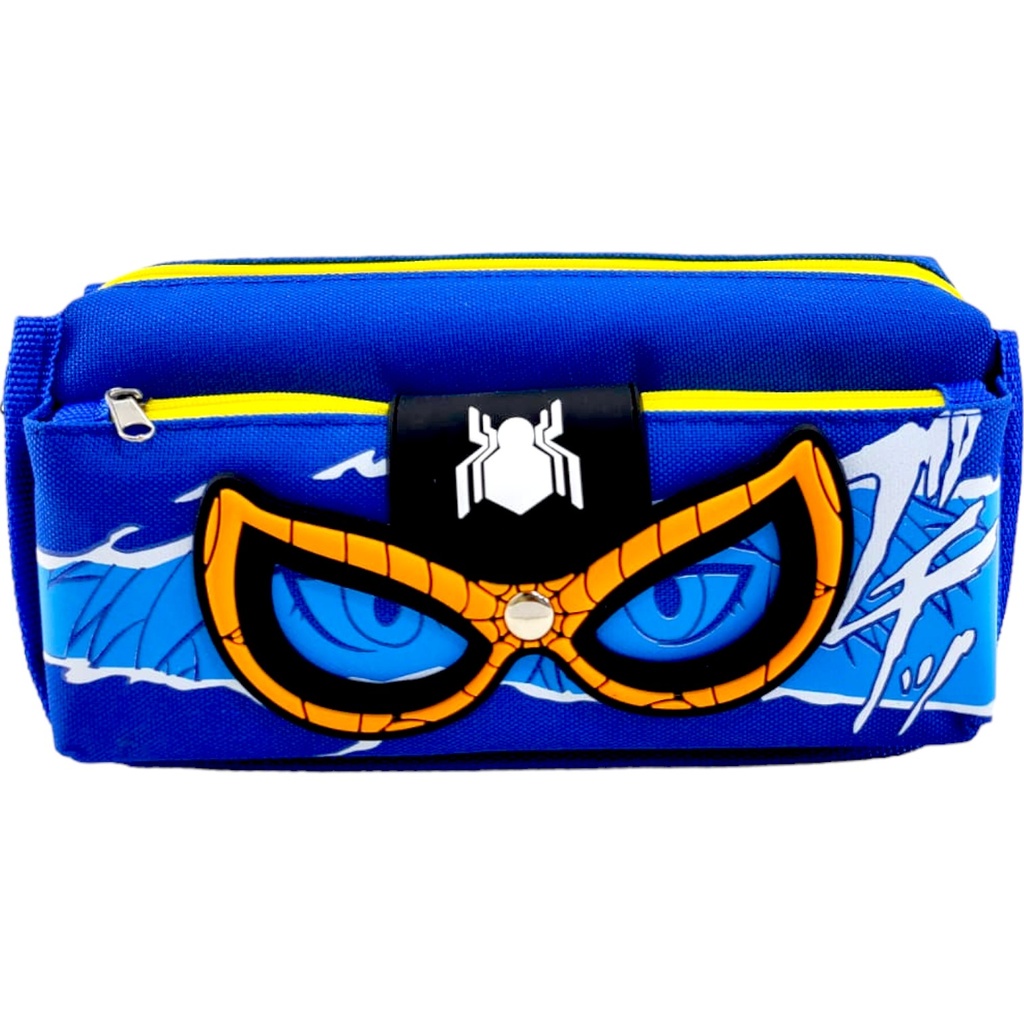Ninja Spider-Man Pencil Pouch With lock - Blue - No. 7322