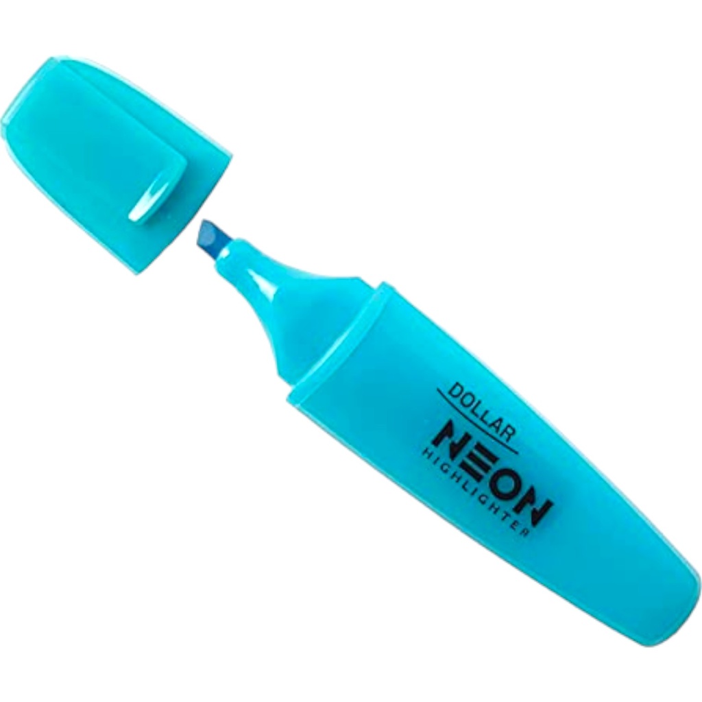Dollar Neon Highlighter - Blue - No. HL 625
