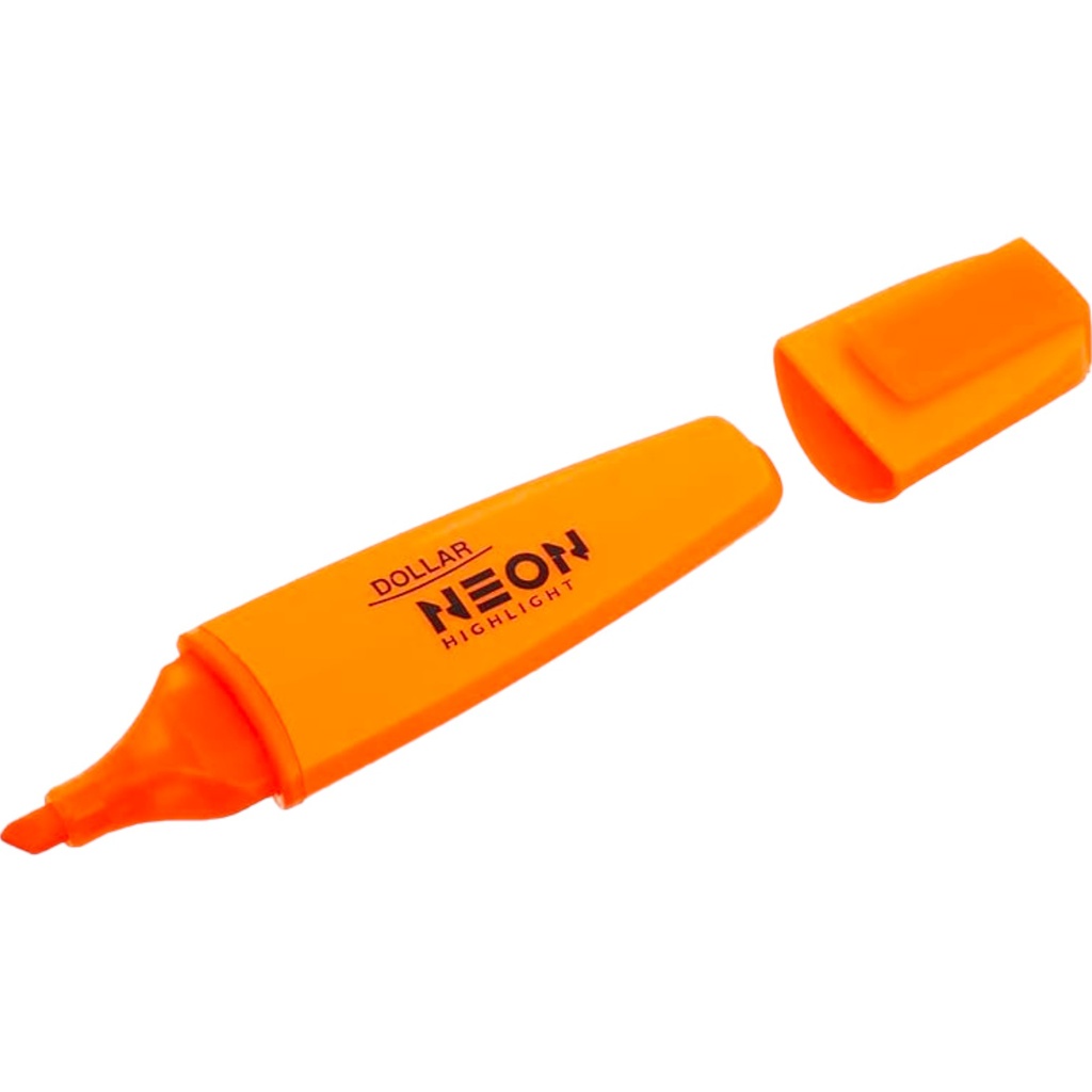[695240104016] Dollar Neon Highlighter - Orange - No. HL 625