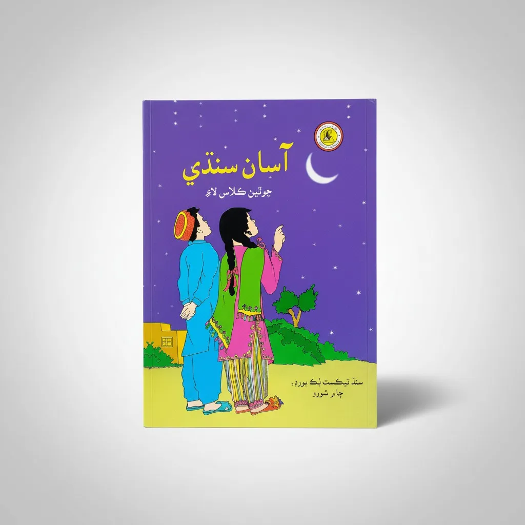 Asan Sindhi For Class 4 - Sindh Textbook
