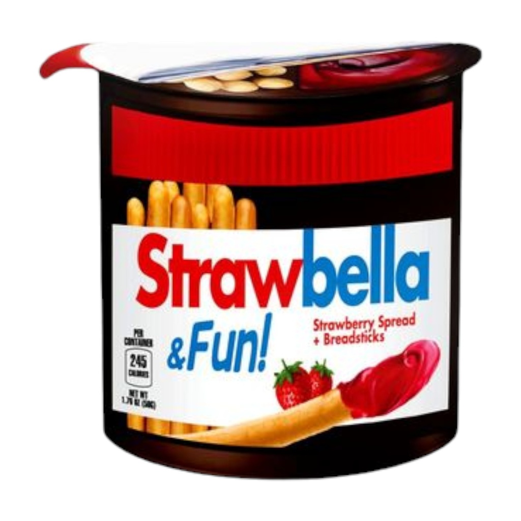 Strawbella Strawberry Spread with Breadsticks & Fun