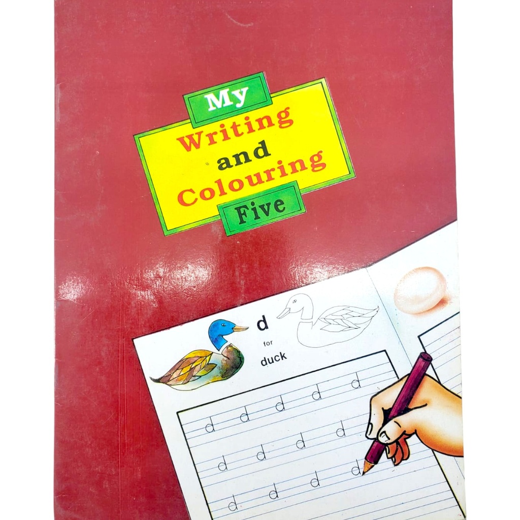 My Writing And Colouring Five - Gaba Books