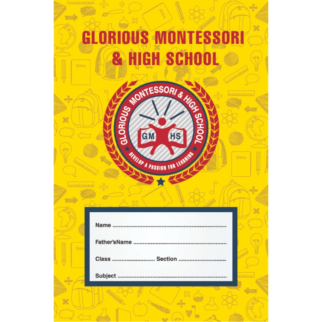 Homework Diary - 120 pages - Glorious School