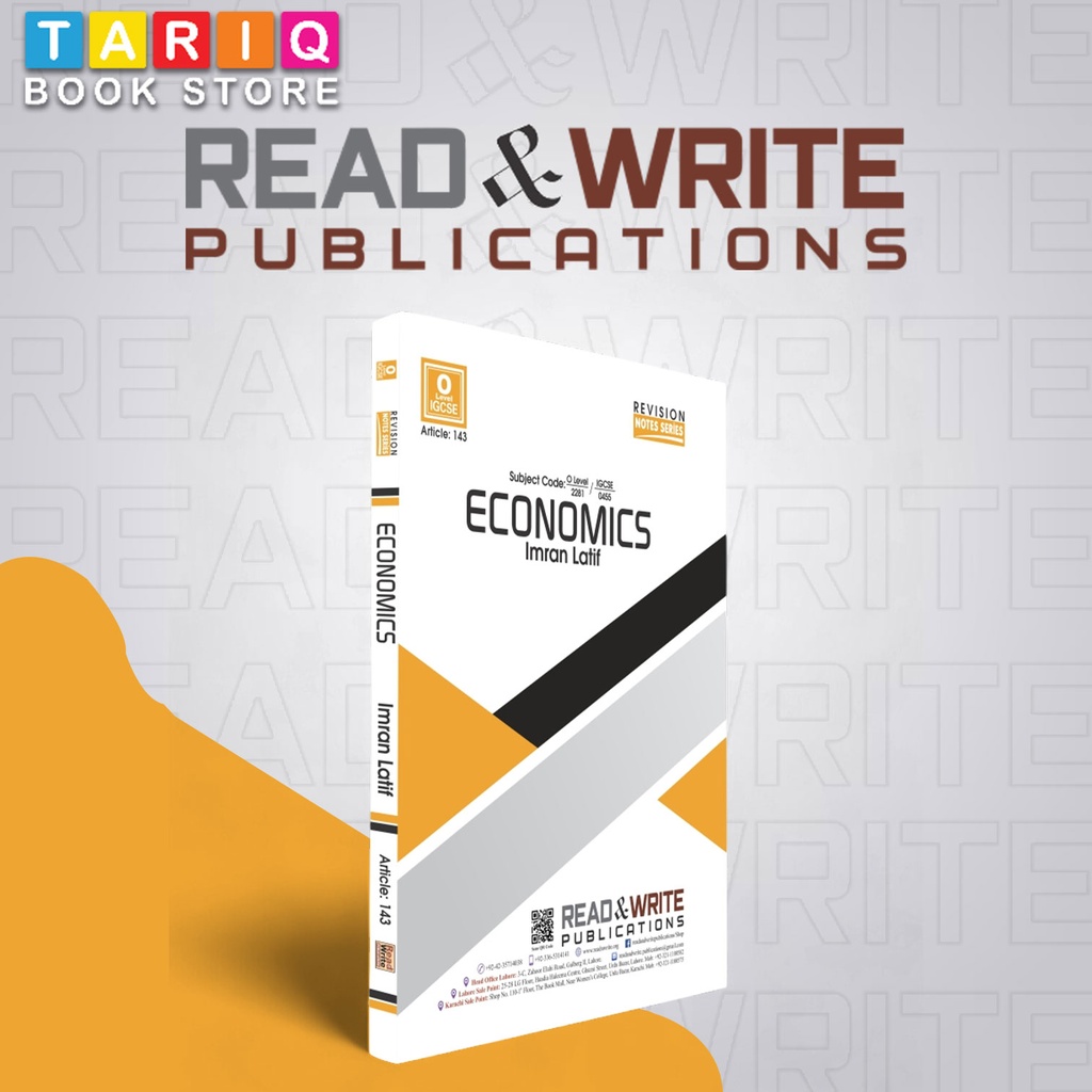 Read & Write O Level Economics Notes - By Imran Latif - No. 143