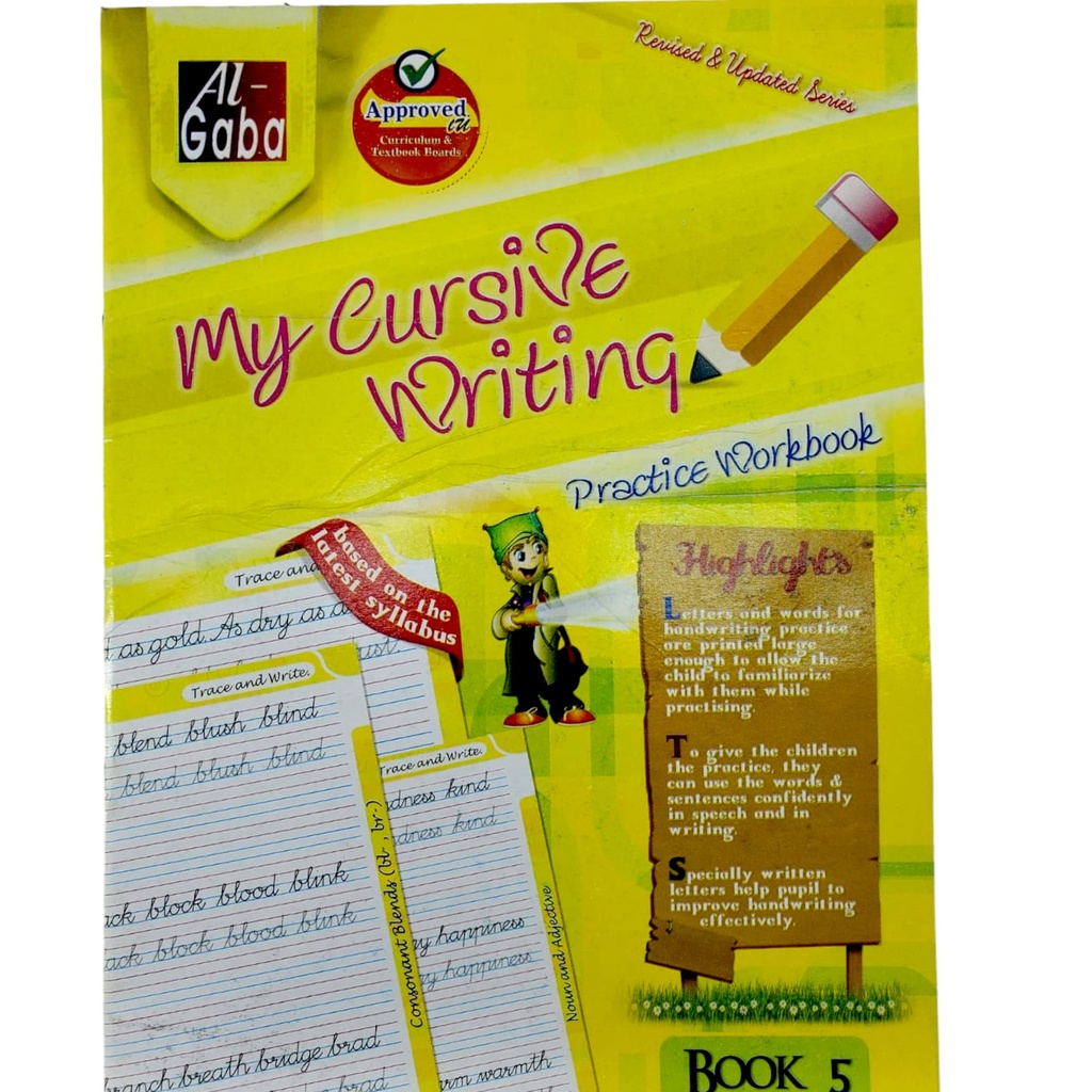 My Cursive Writing Practice Workbook  5 - Gaba Sons