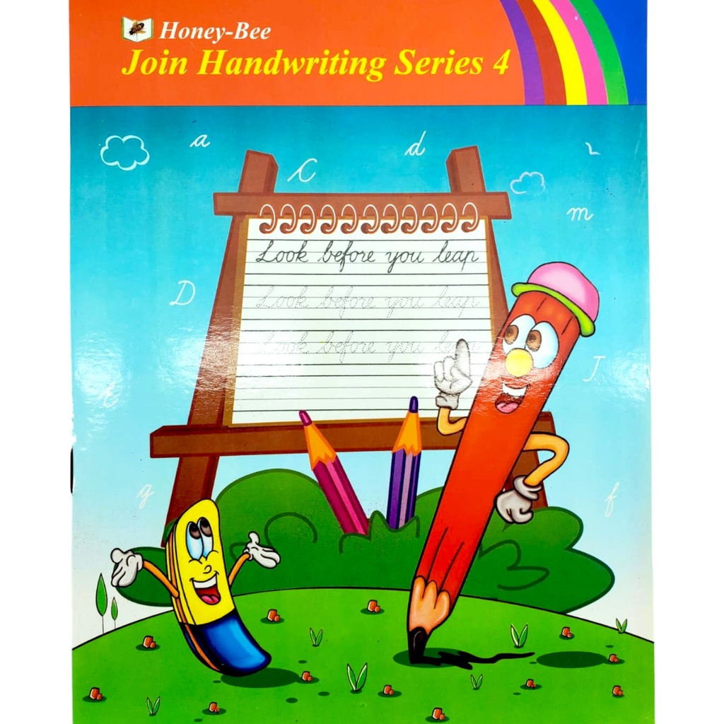 [9789694400556] Honey Bee Join Handwriting Book Series 4 - Sheikh Shokat