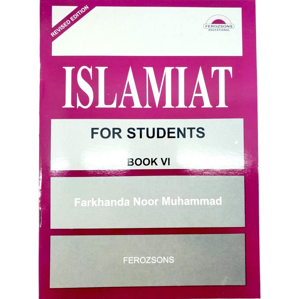 [9789690024213] Islamiat For Students Book 6 - Farkhanda Noor