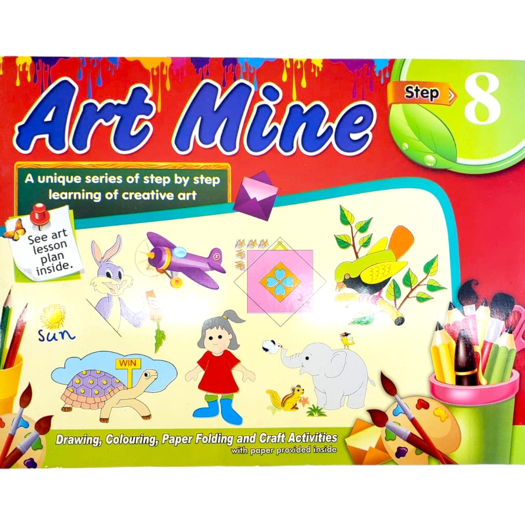 [9789695095874] Art Mine Book Step 8 - Gaba Books