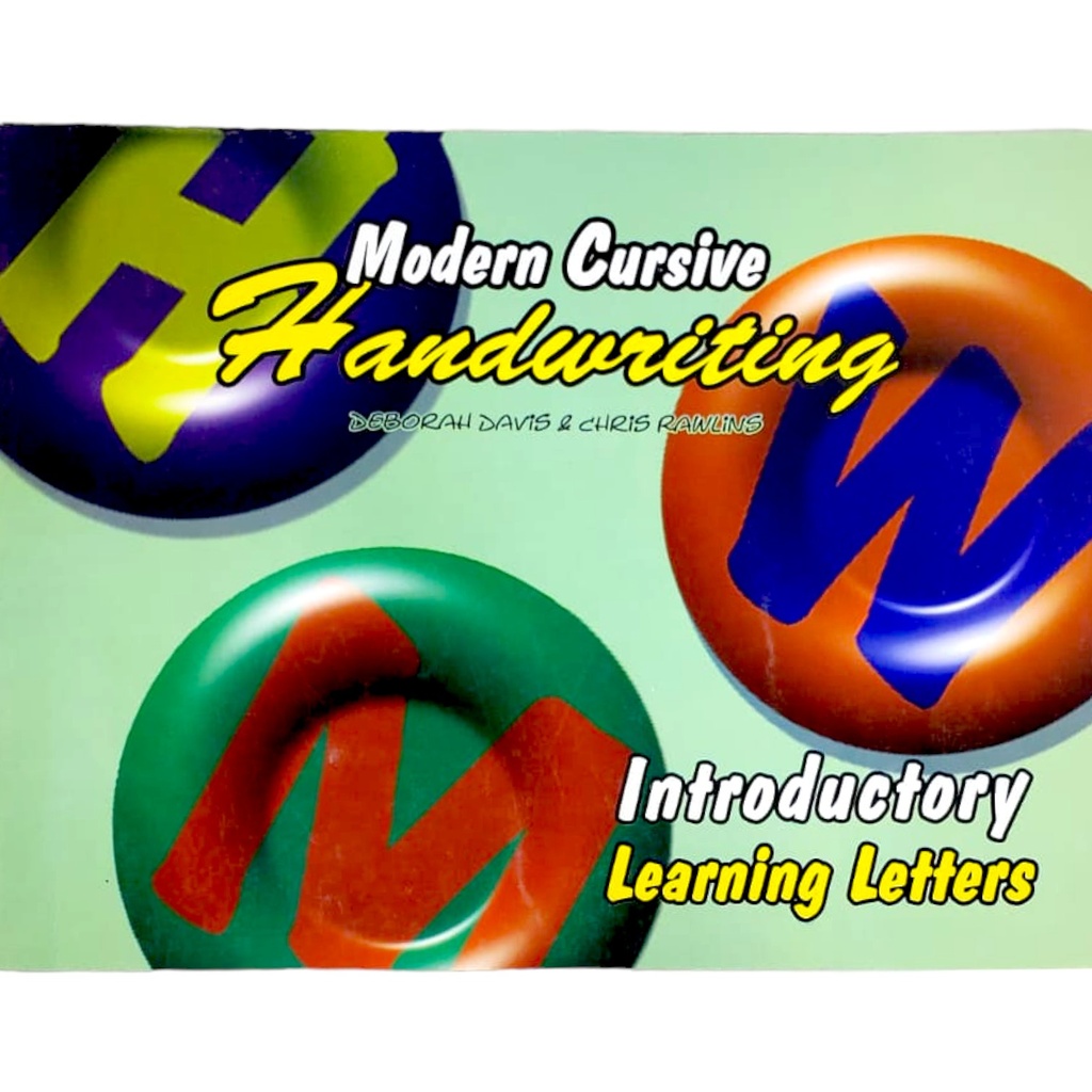 Mordern Cursive Handwriting Introductory Learning letters Book