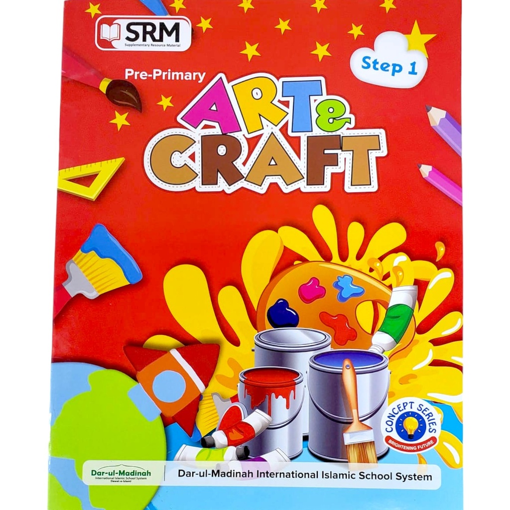 [9786277572136] Art & Craft Pre-Primary Book Step 1 - Dar ul Madinah