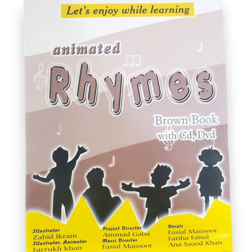 Animated Rhymes Brown Book - National Books
