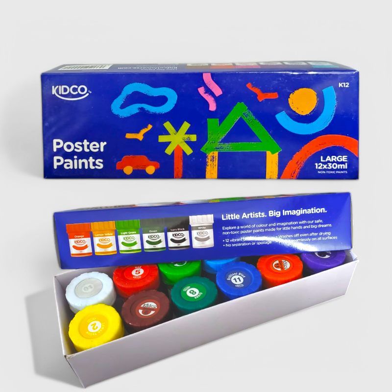 [8969217000024] Kidco Poster Color - Pack of 12 - No. K-12