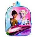 Frozen Pre-Primary School Bag - Blue/Pink - No. 6D 13( MADE IN PAKISTAN )