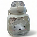 Tyeso Travel Tumbler (Off- White) Plastic Water Bottle