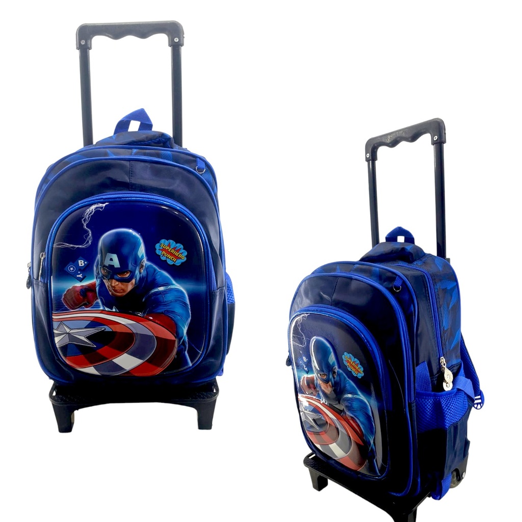 Captain America Trolley Bag - 16 Inch - Class 1-2( IMPORTED )