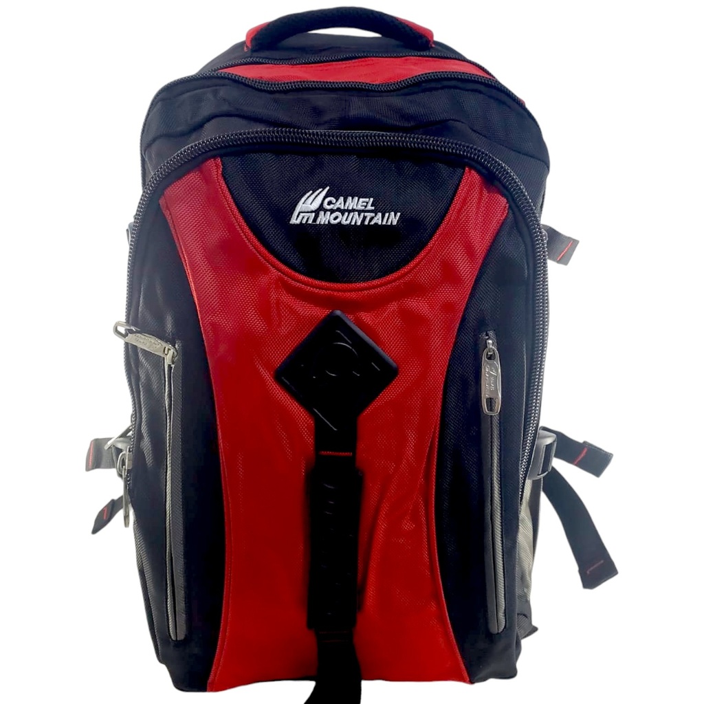 Camel Mountain 22Inch School Bag - Red/Black - Class - 3 - 8( IMPORTED )