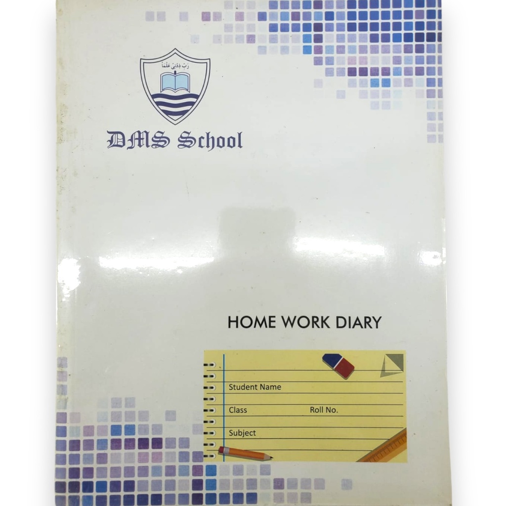 Homework Diary - 160 Pages - D.M.S