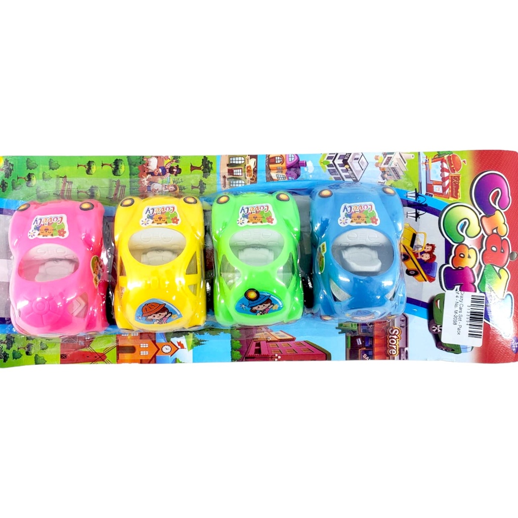 Crazy Cars Set - Pack of 4 - No. M-2098