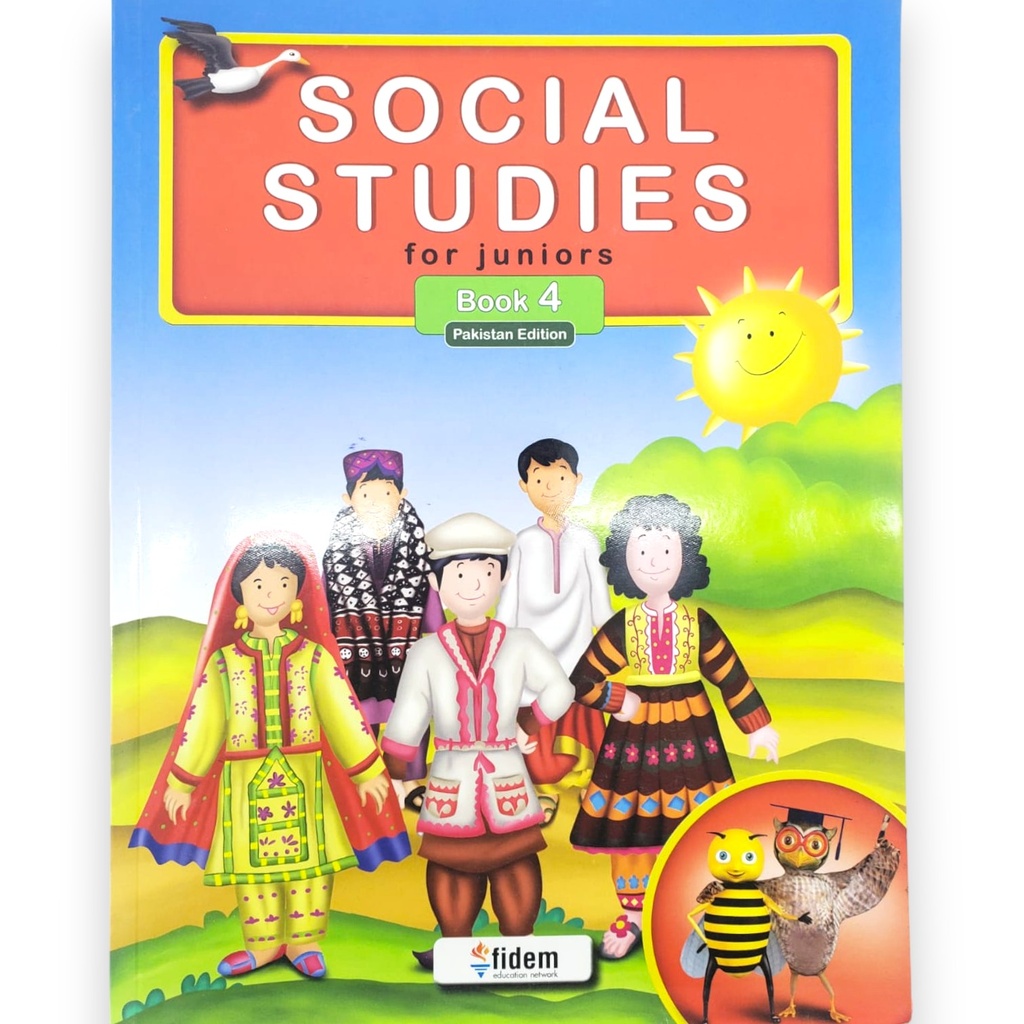 [9789699705182] Social Studies For Juniors Book 4 - Pakistan Edition - Fidem Publisher