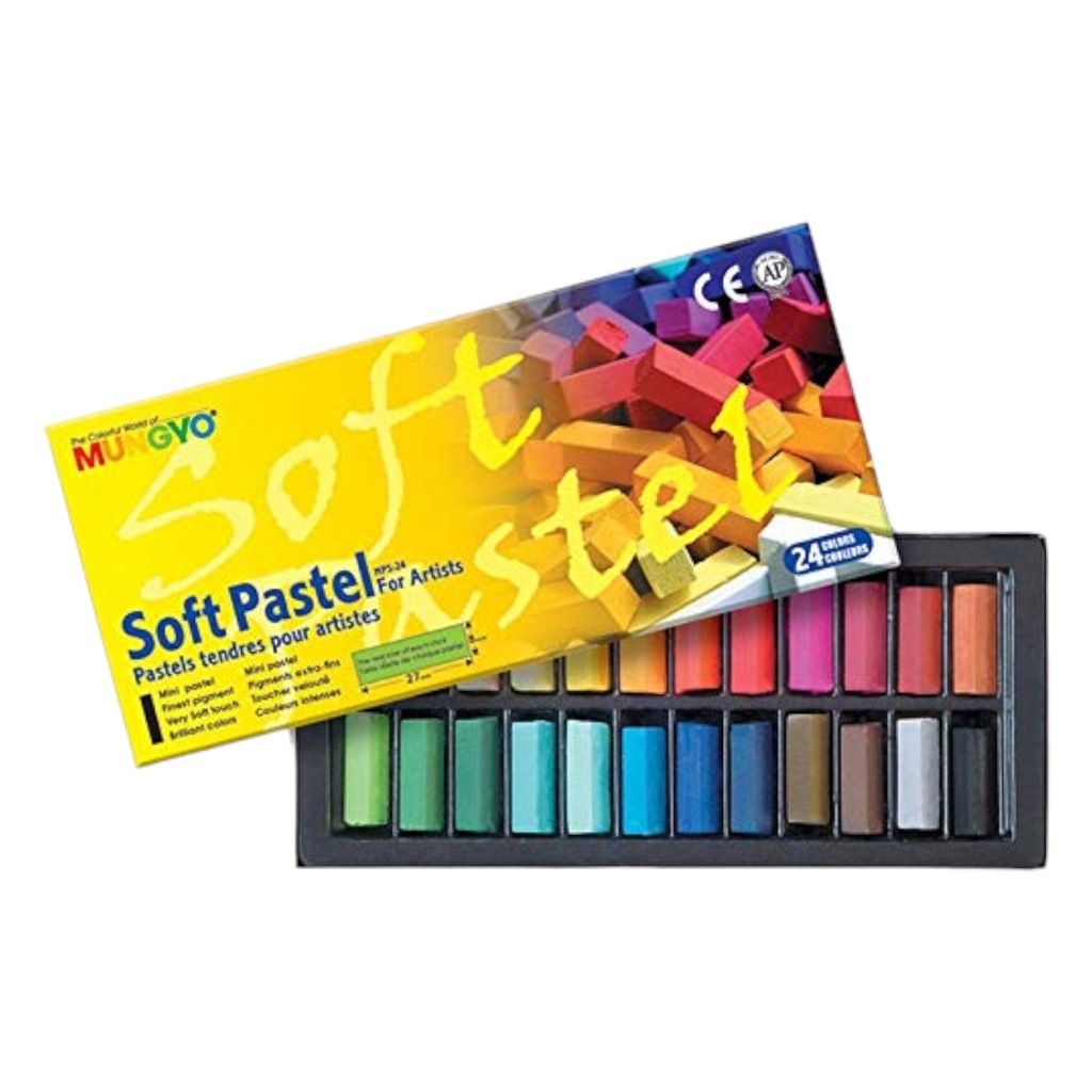 Soft Pastel For Artists - Pack of 24 - No. MPS-24  - Mungyo