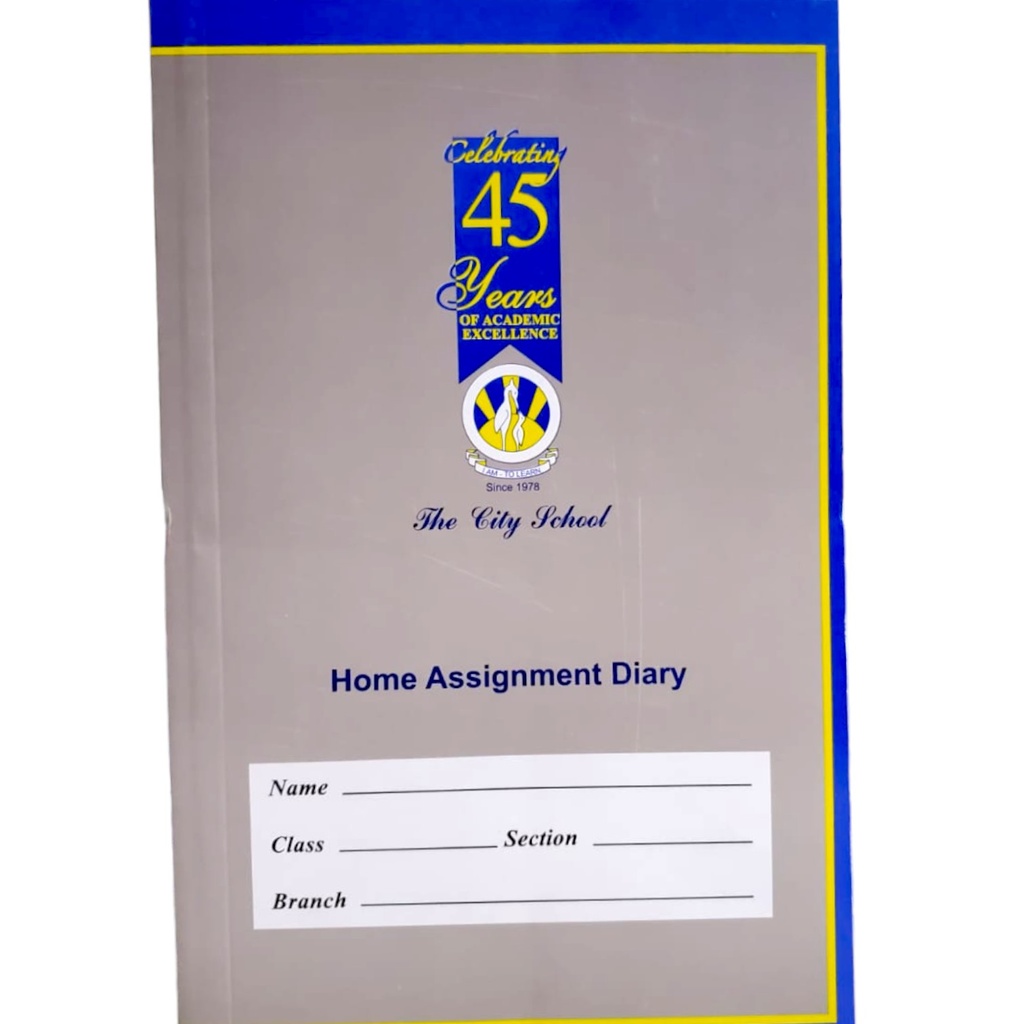 Homework Diary - TCS3 - The City School