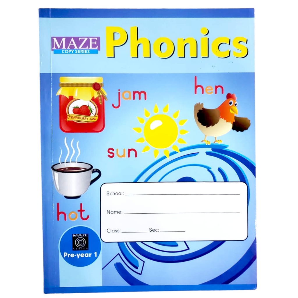 Maze Phonics Copy Series Pre Year 1