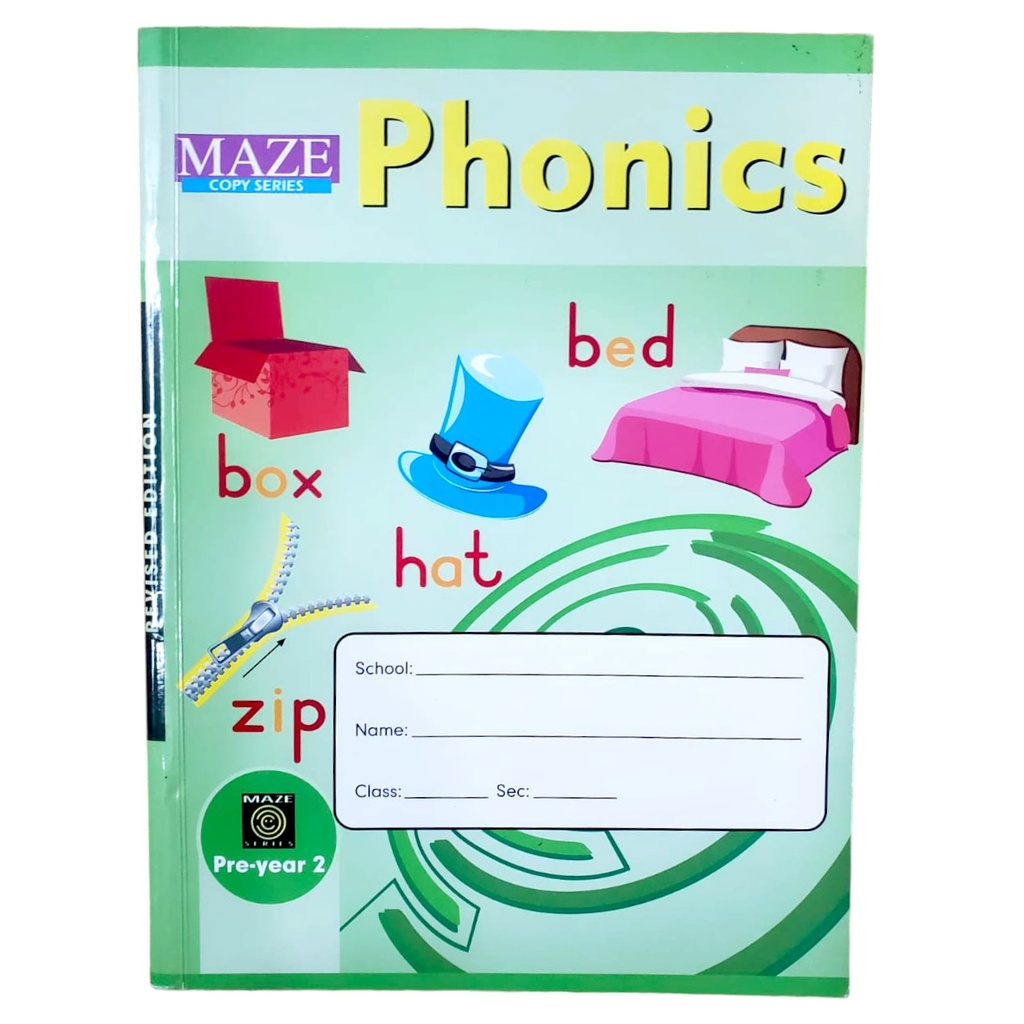 Maze Phonics Copy Series Pre Year 2