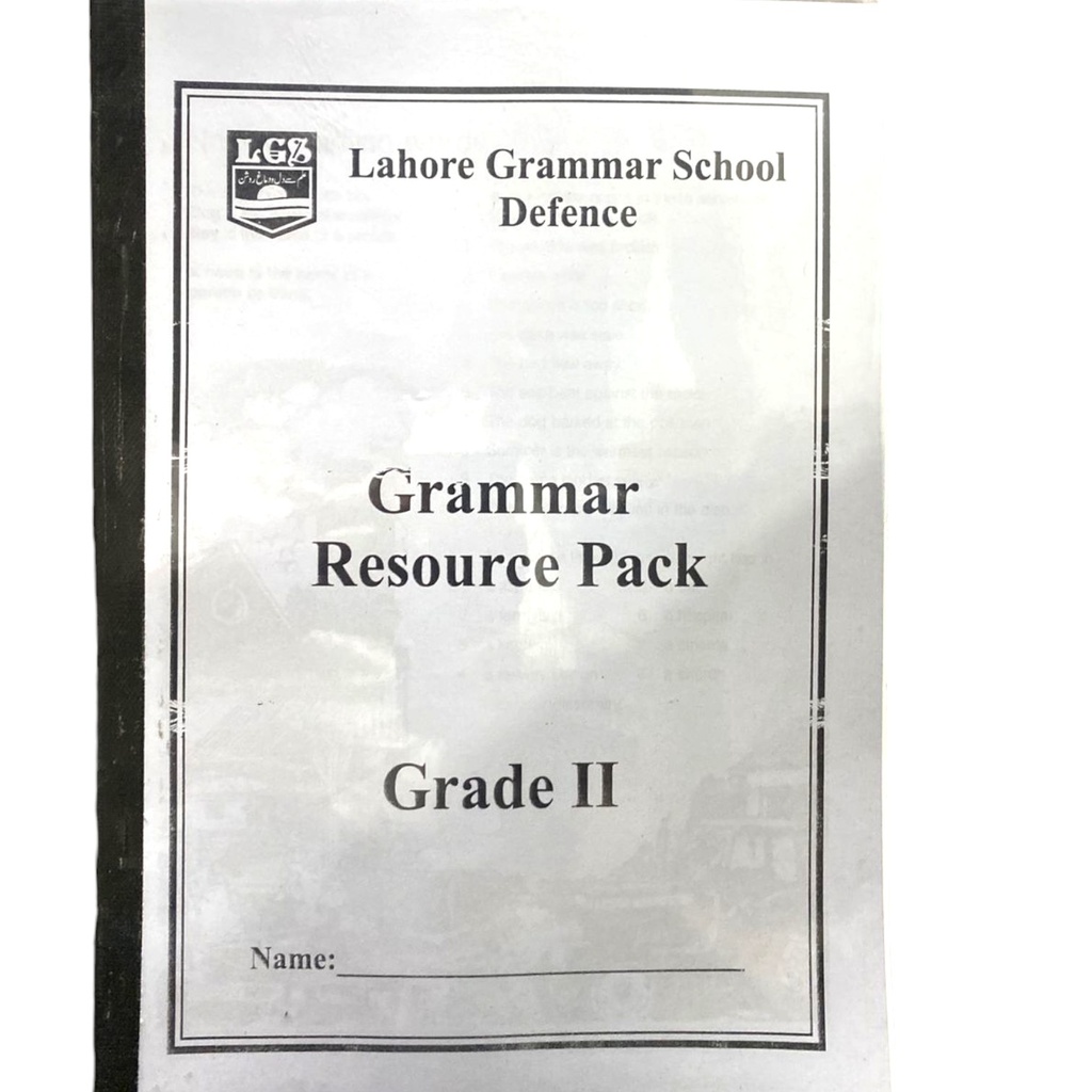 Grammar Resource Pack For Grade 2