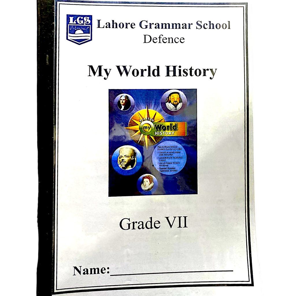 My World History For Grade 7 - LGS