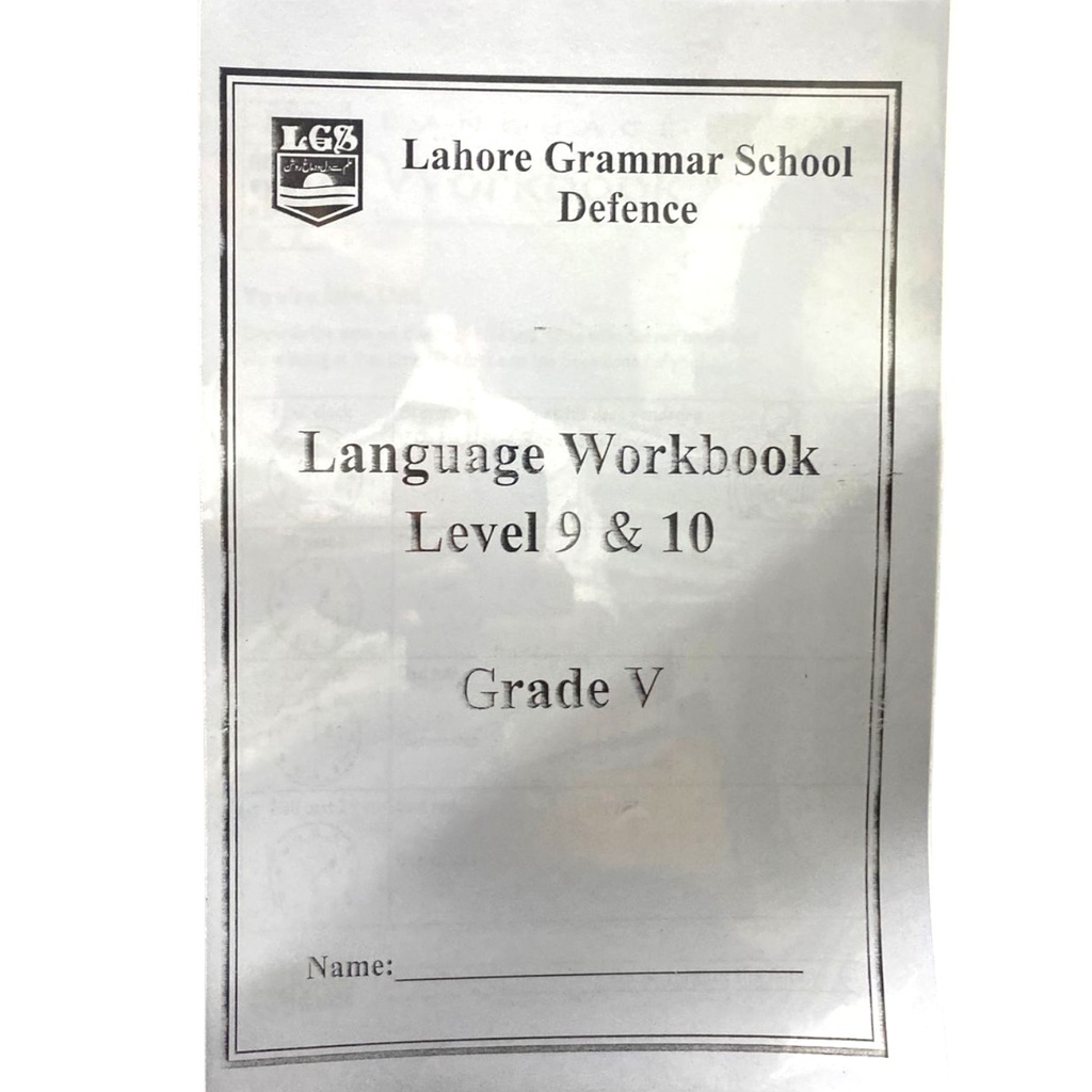 Language Workbook Level 9 & 10 For Grade 5 - LGS